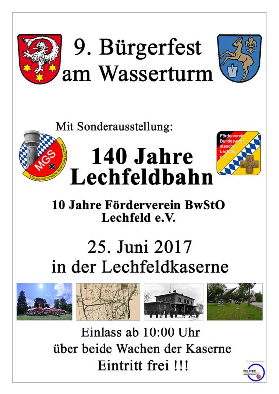 Bürgerfest am Wasserturm am 25.06.2017 in der Lechfeldkaserne