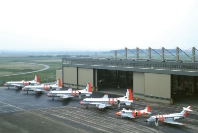 Die bei der GFMS eingesetzten Flugzeugtypen