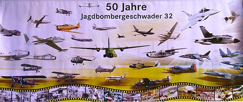 Banner zur 50 Jahr Feier des JaboG 32